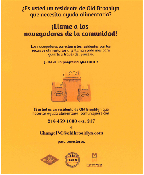 Community navigator flyer spanish
